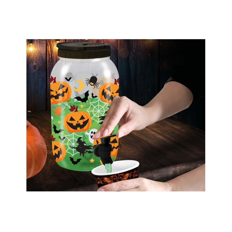 Dispensador de Bebidas Calabaza 22x18x27cm