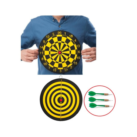 Diana Dardos Madera 38cm Doble Cara 