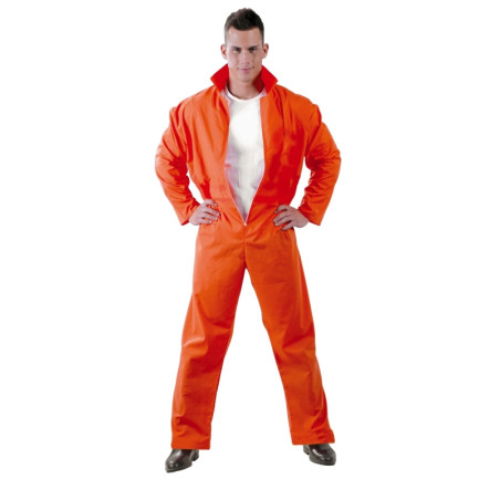 Disfraz Convicto Naranja Adulto