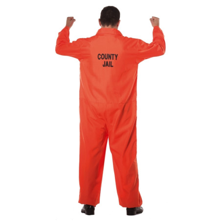 Disfraz Convicto Naranja Adulto