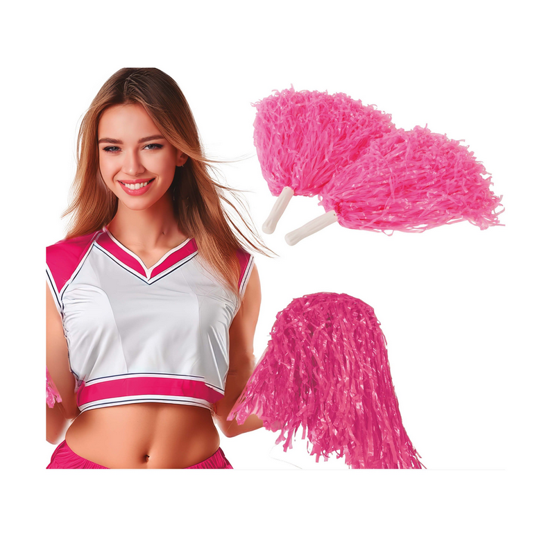 Set 2 Pompones Rafia 80gr (Colores Surtidos)