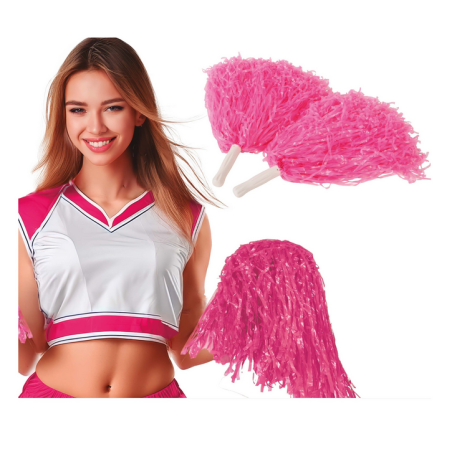 Set 2 Pompones Rafia 80gr (Colores Surtidos)