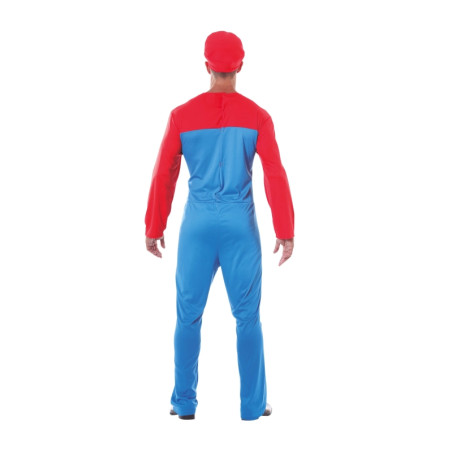 Disfraz Maquinista/Granjero ''Mario'' Adulto