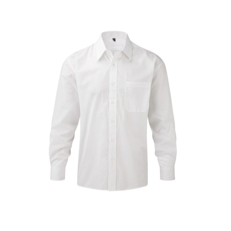 Camisa Manga Larga Blanca 