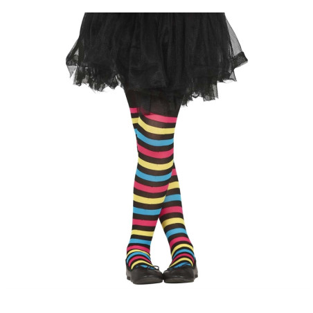 Pantys Rayas Colores, Tallas Infantiles