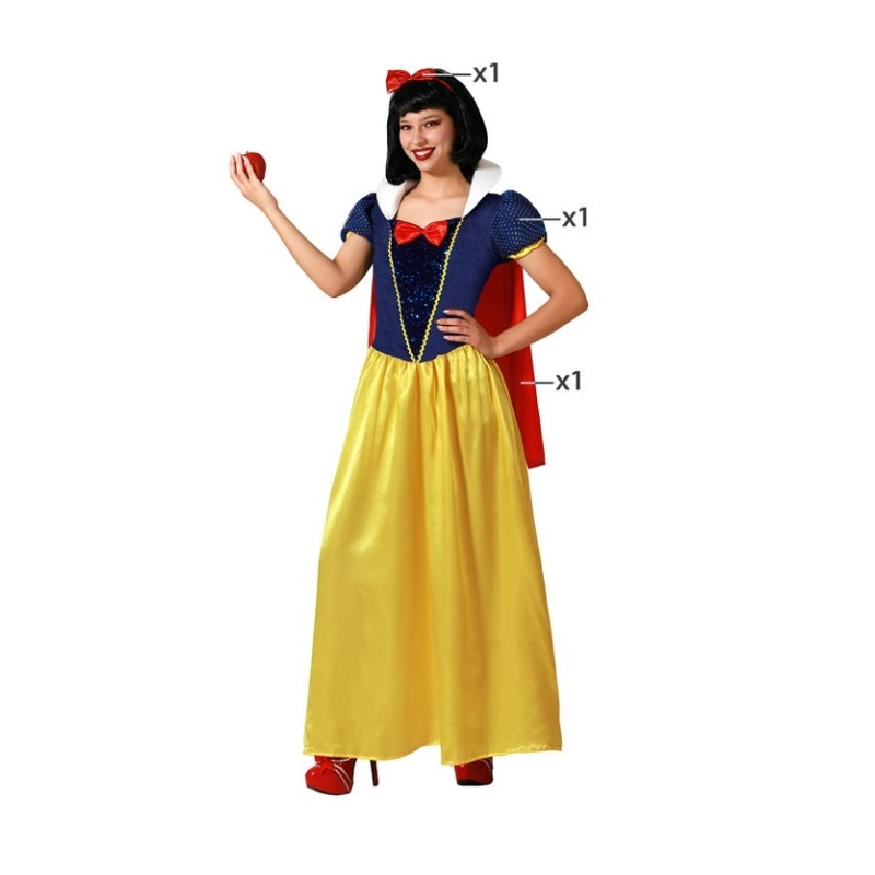 Disfraz Princesa de Cuento ''Blancanieves'' Adulta