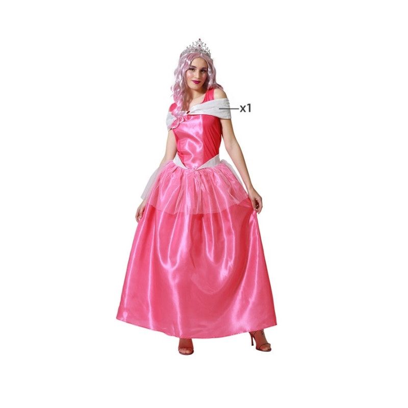Disfraz Princesa de Cuento Rosa Adulta