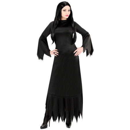 Disfraz Morticia Negro Adulta
