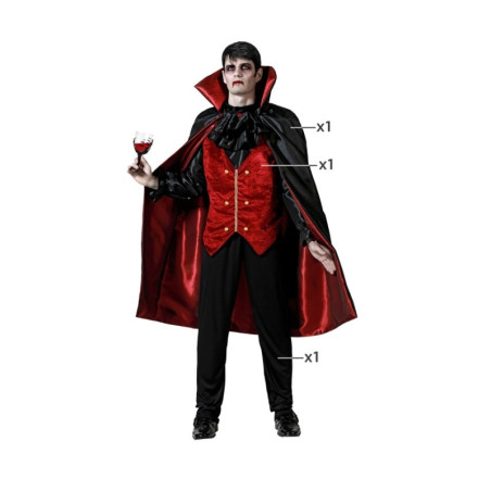 Disfraz Vampiro con Capa Adulto