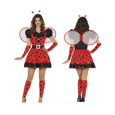 Disfraz Mariquita Fancy Ladybug Adulta