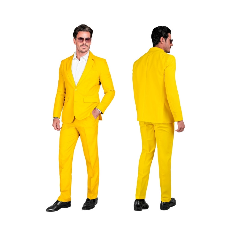 Traje Party Fashion Amarillo Adulto