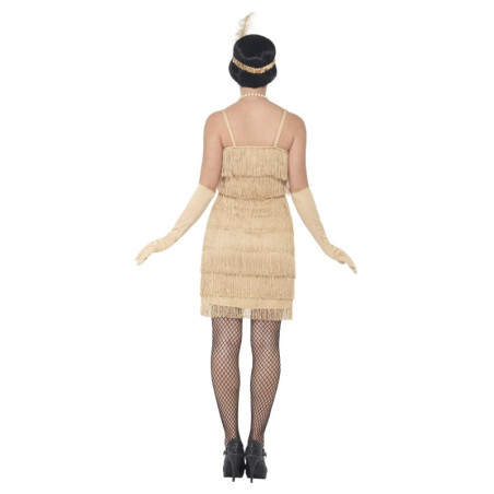 Disfraz Charlestón Años 20 Beige Adulta