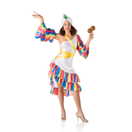 Disfraz Rumbera Blanca Adulta