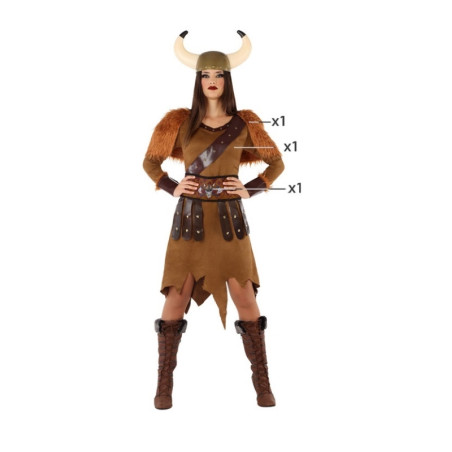 Disfraz Vikinga Mujer Adulta