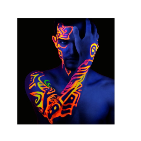 Lápiz Maquillaje Neón UV, 3,5ml (Colores Surtidos)