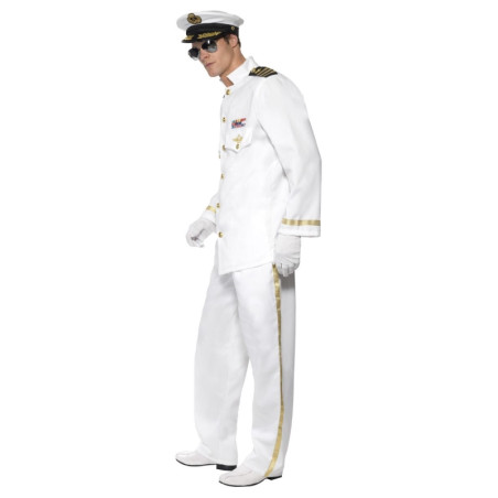 Disfraz de Capitán de Barco Deluxe, Adulto