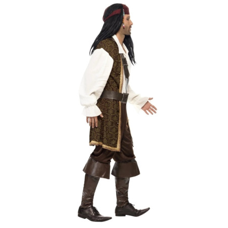Disfraz Pirata Alta Mar Marrón Adulto
