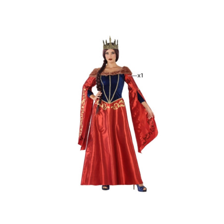 Disfraz Reina Medieval Mujer Rojo Adulta