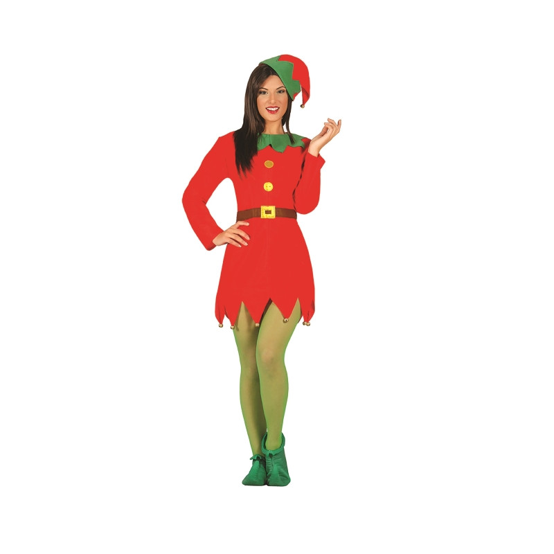 Disfraz Elfa Rojo Adulta
