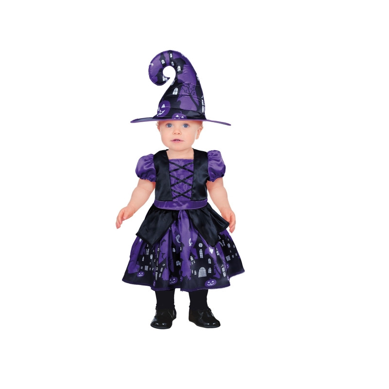 Disfraz Bruja ''Purple Witch'' Bebe 