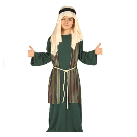 Disfraz San José-Pastor Verde Infantil