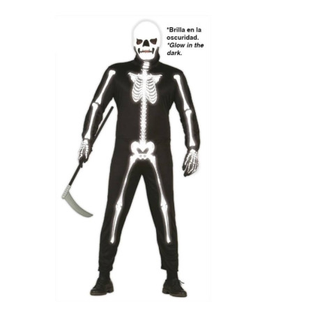 Disfraz Skeleton Glow In The Dark Adulto