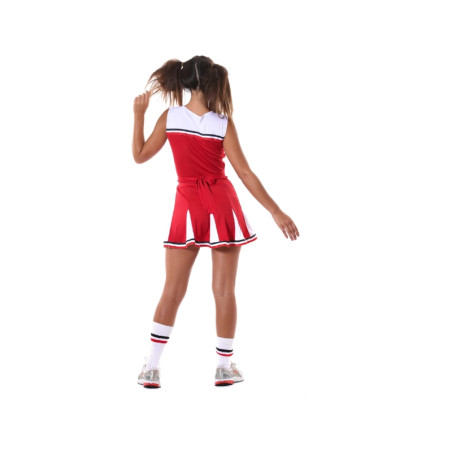 Disfraz Cheerleader Zombie Rojo/Blanco Adulta