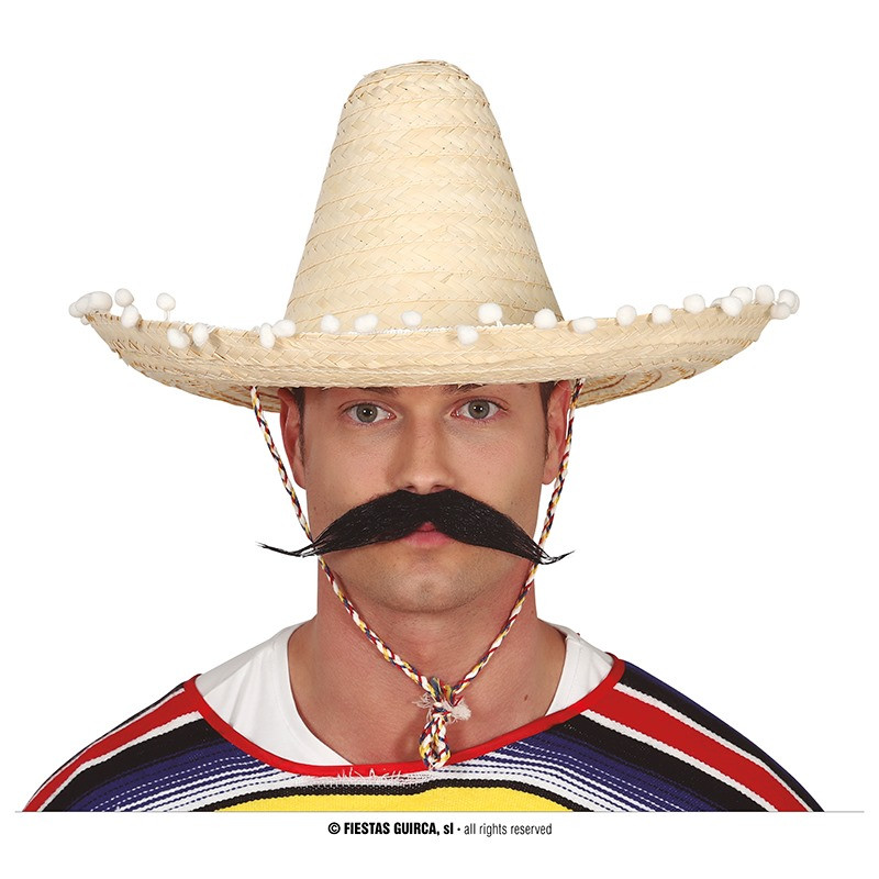 Sombrero Mexicano Paja 45cm