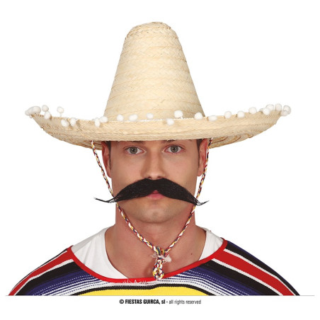 Sombrero Mexicano Paja 45cm