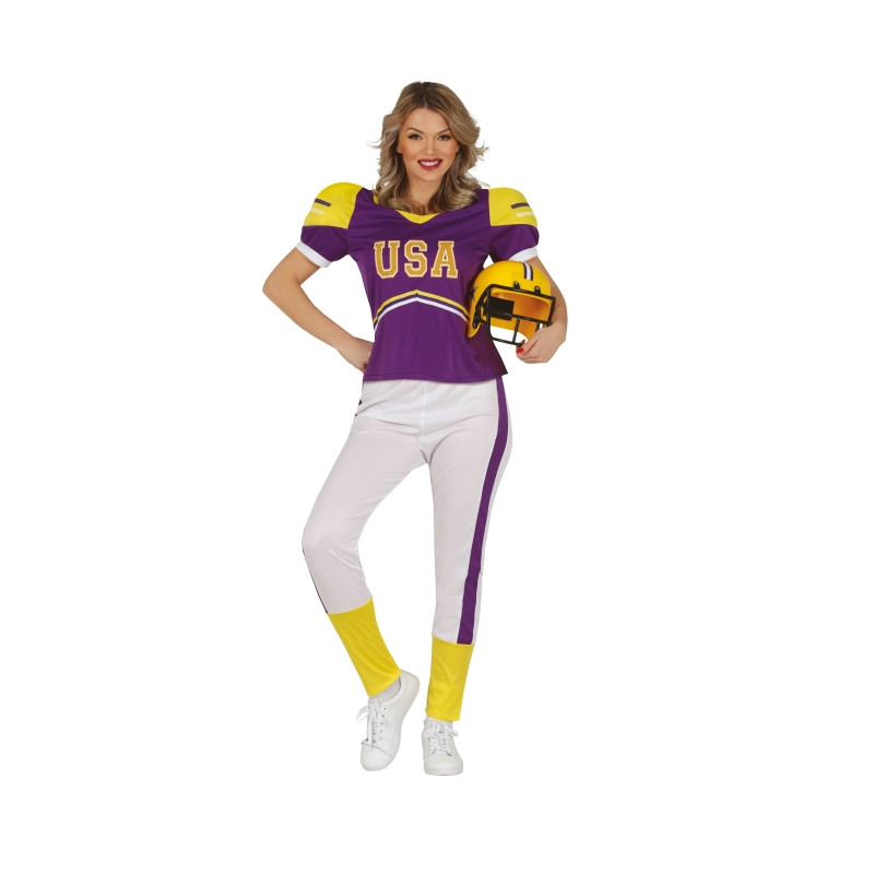 Disfraz Jugadora Rugby Adulta 