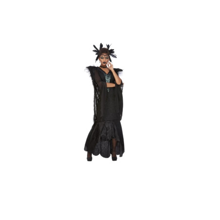 Disfraz Reina del Cuervo Lujo Negro