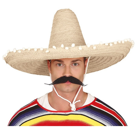 Sombrero Mexicano Paja 50 cm