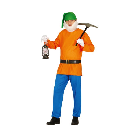 Disfraz Enanito Naranja Adulto