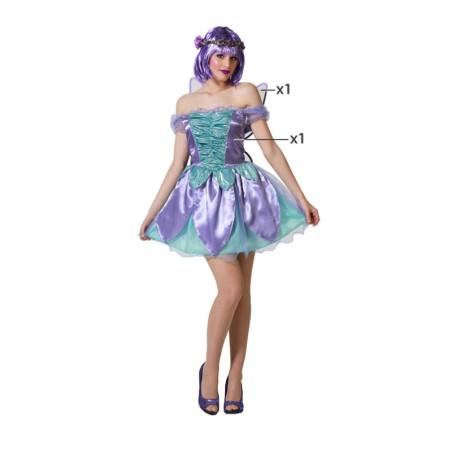 Disfraz Hada Púrpura Adulta