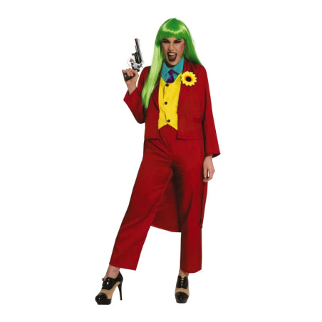 Disfraz Señorita Sonriente ''Joker''  Adulta