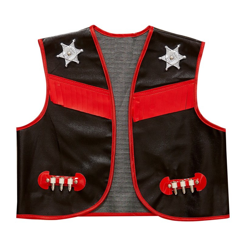 Chaleco Vaquero Negro Infantil