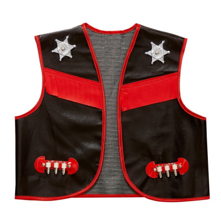 Chaleco Vaquero Negro Infantil