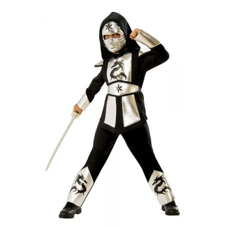 Disfraz Dragon Ninja Silver Infantil