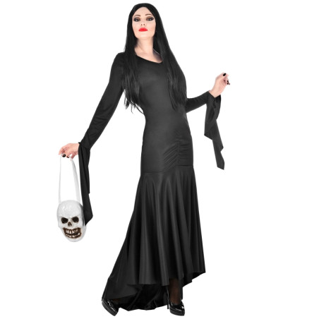 Disfraz Morticia Negro Adulta