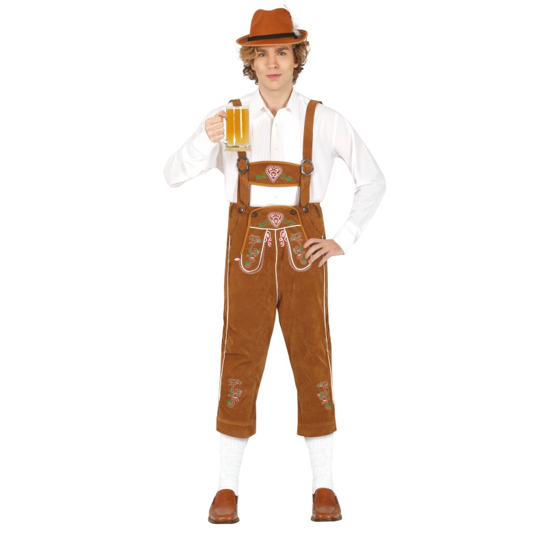 Disfraz Tirolés Marrón Adulto