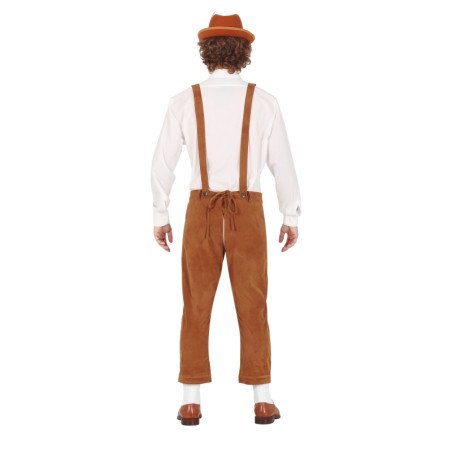 Disfraz Tirolés Marrón Adulto