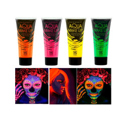 Maquillaje al Agua Neón UV Face Paint Glow 30ml
