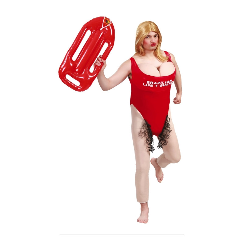 Disfraz Vigilante de la Playa Cómico Adulto