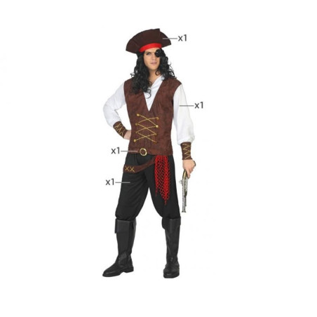 Disfraz Pirata Hombre Adulto
