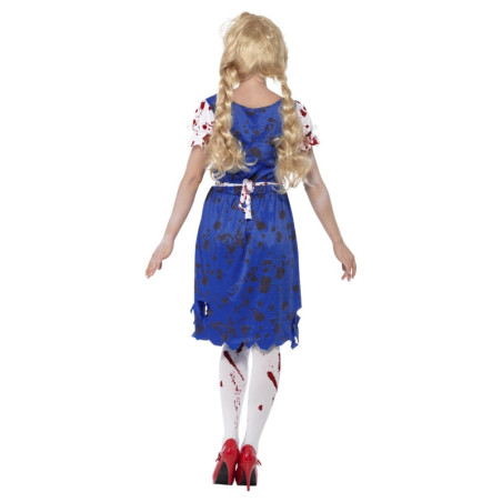 Disfraz Mujer Bávara Zombi, Adulta