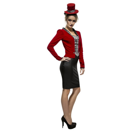 Disfraz Vampiresa Rojo, Adulta