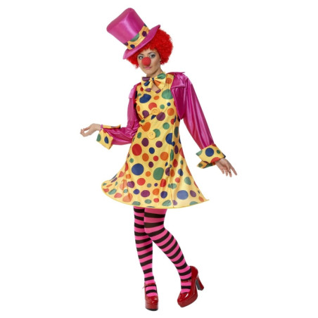 Disfraz Payasa Aro Multicolor Adulta