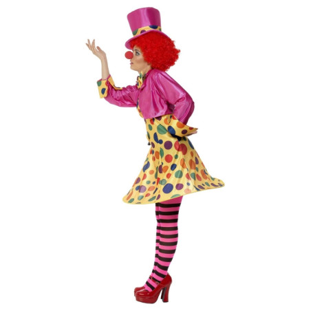 Disfraz Payasa Aro Multicolor Adulta