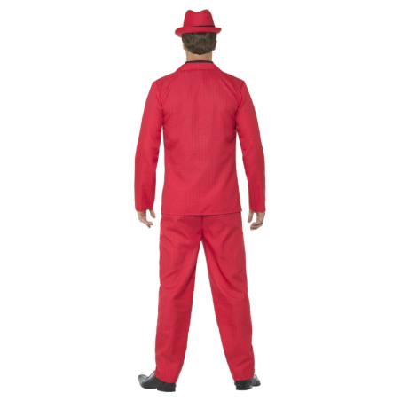Traje Gánster Zoot Rojo Adulto