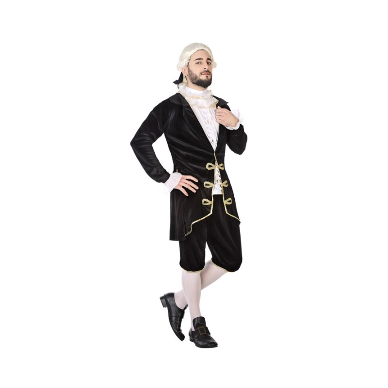 Disfraz Cortesano Negro Adulto